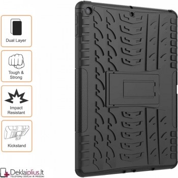 Smūgiams atsparus dėklas planšetei - juodas (Ipad 10.2 2019/2020/2021)   